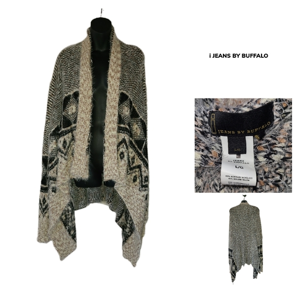 i jeans by Buffalo Sweaters - i JEANS BY BUFFALO CACADE CARDIGAN SIZE L